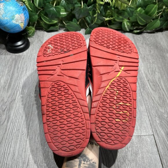 Jordan Hydro 4 Retro White Fire Red Slides Sandals Men’s Size 9 main image 2